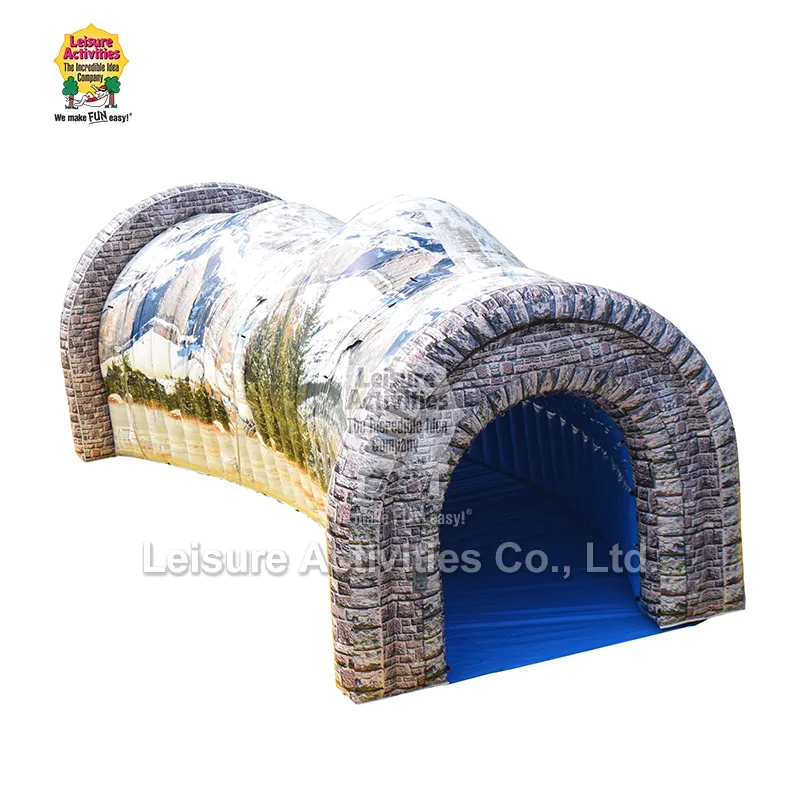 Inflatable ٹریک لیس ٹرین ٹنل Inflatable ٹریک لیس ٹرین ٹنل