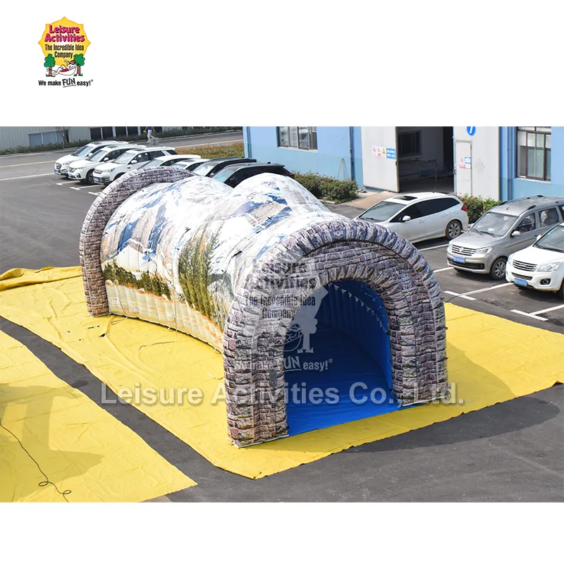 Inflatable ٹریک لیس ٹرین ٹنل