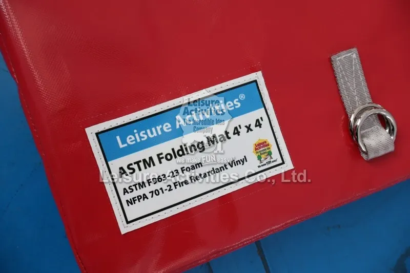 Red Astm Folding Mat Red Astm Folding Mat