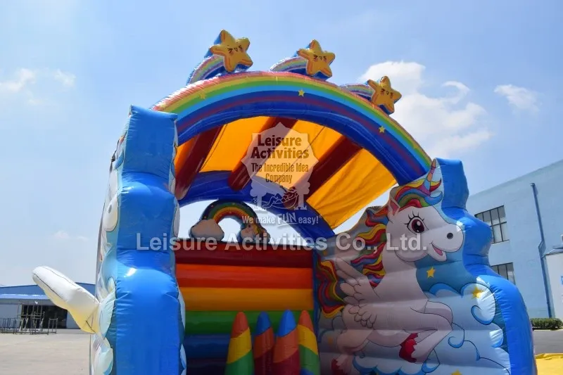 Super Inflatable Bouncy Castles Unicorn Rainbow Super Inflatable Bouncy Castles Unicorn Rainbow