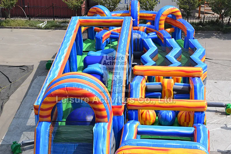 Mega Obstacle Run Inflatable Obstacle Course Mega Obstacle Run Inflatable Obstacle Course