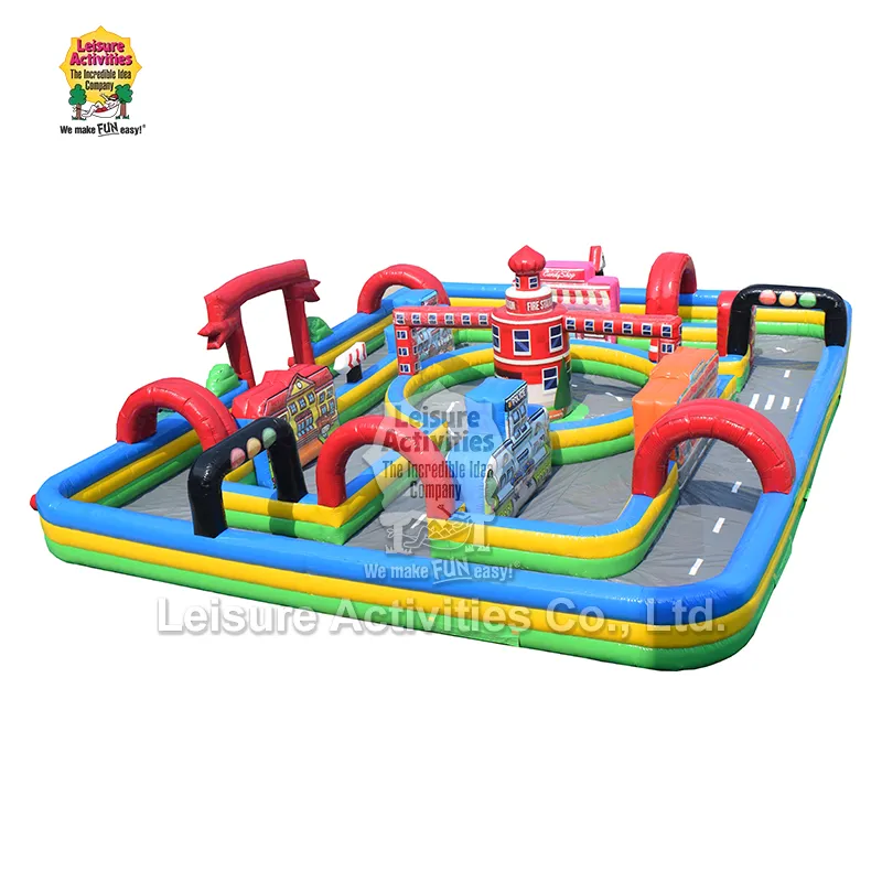 Inflatable کار ٹریک