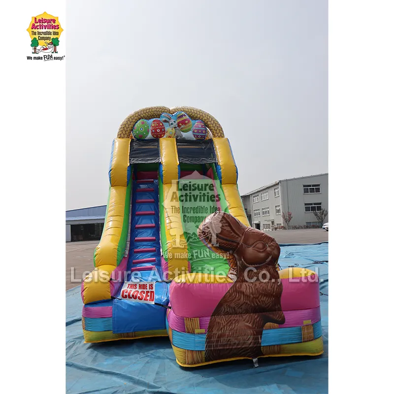 Inflatable ایسٹر باسکٹ ڈرائی سلائیڈ