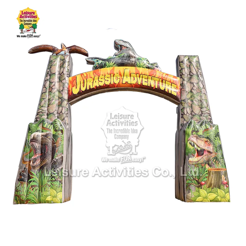 Inflatable جراسک ایڈونچر آرچ Inflatable جراسک ایڈونچر آرچ