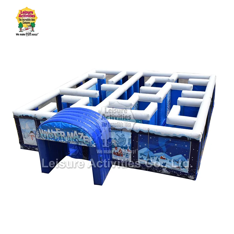 Inflatable موسم سرما کی بھولبلییا