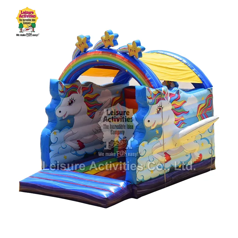 سپر Inflatable Bouncy Castles Unicorn رینبو سپر Inflatable Bouncy Castles Unicorn رینبو